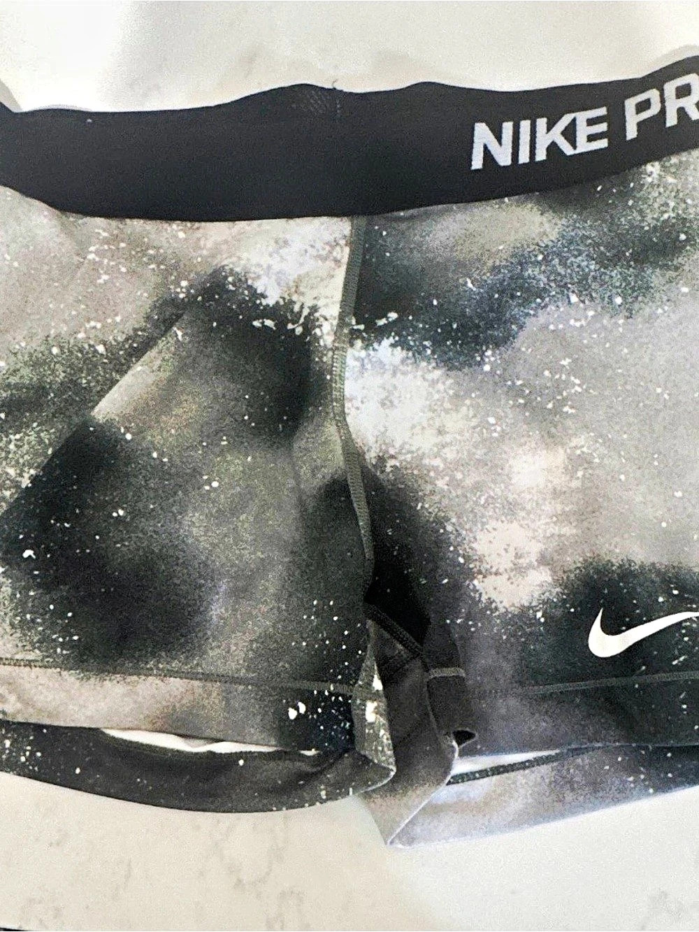 Nike Nike Pro Galaxy Compression Shorts Black & Gray